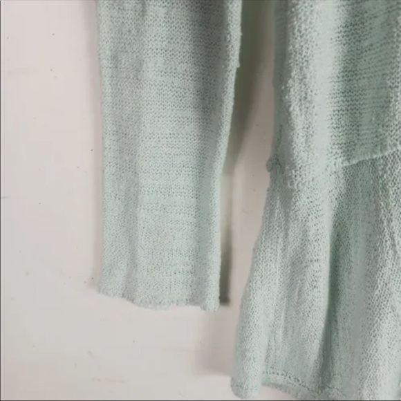Free People Kristobel Knit Sweater Top in Mint Green - Picture 10 of 12